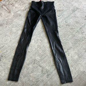 SPANX faux leather leggings